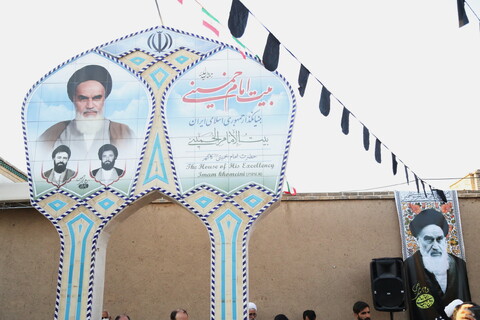 تصاویری از بیت تاریخی حضرت امام خمینی(ره) در قم