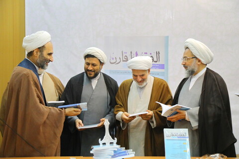 تصاویر / مراسم رونمایی و معرفی مجله الفقه المقارن توسط مرکز مطالعات فقهی تطبیقی